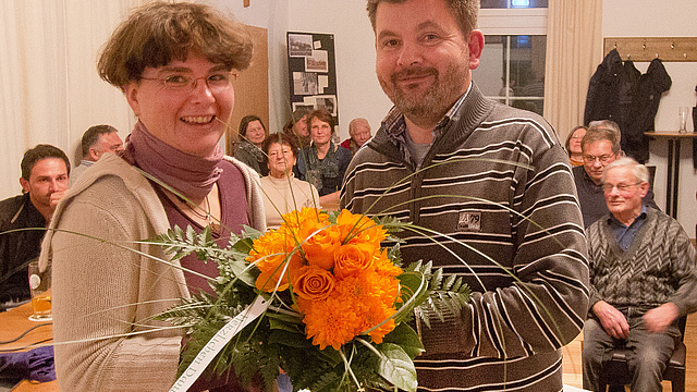 Angela Müller, Agraringenieurin und Bio-Landwirtin und Bernd Wimmer (ÖDP)