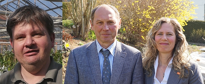 Bernd Wimmer, Konrad Pöppel und Annette Setzensack (alle ÖDP Mainburg)